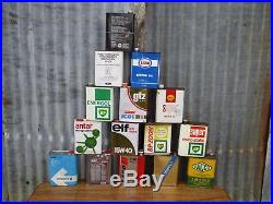 15 Vintage FORD, BP, ESSO, SHELL Oil Can. Enamal Sign Petrol Pump Globe, Tractor, Car
