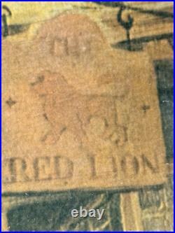 1910 Columbia Motor Car Co Poster Geo. Gibbs Auto Advertising Mounted Vintage