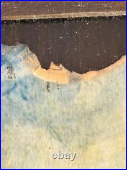 1910 Columbia Motor Car Co Poster Geo. Gibbs Auto Advertising Mounted Vintage