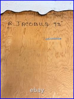 1910 Columbia Motor Car Co Poster Geo. Gibbs Auto Advertising Mounted Vintage