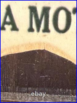 1910 Columbia Motor Car Co Poster Geo. Gibbs Auto Advertising Mounted Vintage