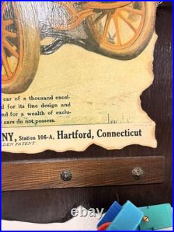 1910 Columbia Motor Car Co Poster Geo. Gibbs Auto Advertising Mounted Vintage