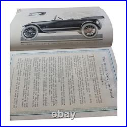 1918 Buick Valve In Head Motor Cars Brochure Vintage Original Catalog 10x6 M23