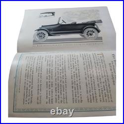 1918 Buick Valve In Head Motor Cars Brochure Vintage Original Catalog 10x6 M23