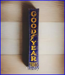 1940's Vintage Good Year Tyres Advertising Enamel Sign Board Automobile