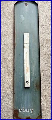 1950 60 Bowes Seal Fast Radiator Indianapolis 500 Thermometer Sign VTG auto car