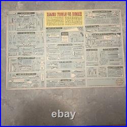 1950-60s Vintage 16 X 11 Chevy Art Dealer Poster Lot Of 6 Posters