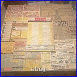 1950-60s Vintage 16 X 11 Chevy Art Dealer Poster Lot Of 7 Posters
