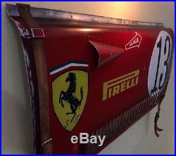 1950's Other Ferrari Grand Prix Race Car wall art Hood Panel vintage replica