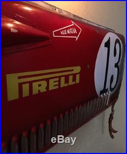 1950's Other Ferrari Grand Prix Race Car wall art Hood Panel vintage replica