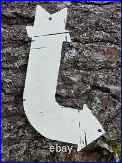 1950's Vintage Chevrolet Porcelain Sign Old Chevy Automobile Sales Service 12