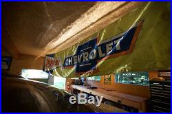 1951 Chevrolet Large 14 Foot Vintage Dealership Banner Sign