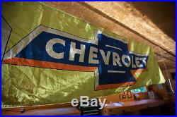 1951 Chevrolet Large 14 Foot Vintage Dealership Banner Sign