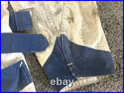 1955-57 Chevrolet Dealer STITCHED Work Coat OK USED CARS Herringbone Shop Jacket