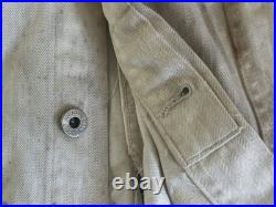 1955-57 Chevrolet Dealer STITCHED Work Coat OK USED CARS Herringbone Shop Jacket