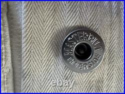 1955-57 Chevrolet Dealer STITCHED Work Coat OK USED CARS Herringbone Shop Jacket