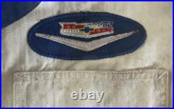 1955-57 Chevrolet Dealer STITCHED Work Coat OK USED CARS Herringbone Shop Jacket