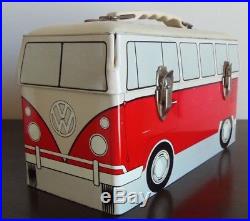 1960 Vintage Omni Vw Microbus Lunchbox & Thermos Excellent Cond. Super Rare