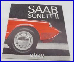 1966 SAAB SONETT II Dealer Brochure vintage automobile advertising Sweden RARE