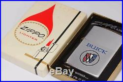 1972 vintage BUICK ZIPPO MINT with BOX NOS
