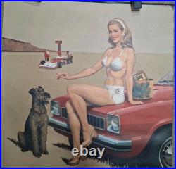 1977 Ditzler Automotive Finished Full Color Calander Advertising Vintage NICE