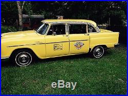 1978 Checker Marathon Taxi Cab- Classic Vintage Car