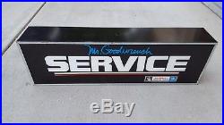 2 G. M. Vintage 36 Mr. Goodwrench Service Signs