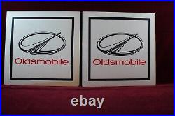 2 Vintage Original Oldsmobile Dealership Signs Car Showroom Advertising