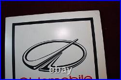 2 Vintage Original Oldsmobile Dealership Signs Car Showroom Advertising