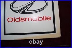 2 Vintage Original Oldsmobile Dealership Signs Car Showroom Advertising