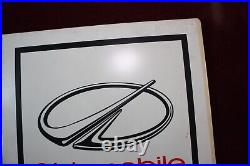 2 Vintage Original Oldsmobile Dealership Signs Car Showroom Advertising