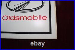 2 Vintage Original Oldsmobile Dealership Signs Car Showroom Advertising