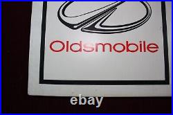 2 Vintage Original Oldsmobile Dealership Signs Car Showroom Advertising