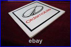 2 Vintage Original Oldsmobile Dealership Signs Car Showroom Advertising