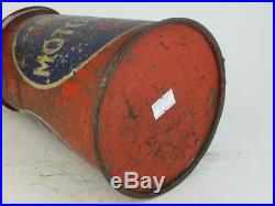 24798 Old Vintage Garage Tin Can Sign Advert Oil Globe Pump Jug Pourer Motorine