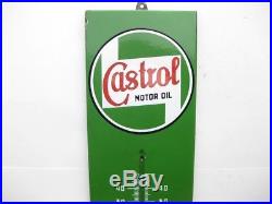 24883 Old Vintage Garage Enamel Sign Advert Petrol Gas Oil Cabinet Jug Castrol