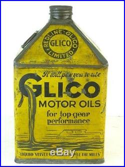 331715 Old Garage Vintage Tin Can Classic Motor Auto Car Oil Glico Pyramid