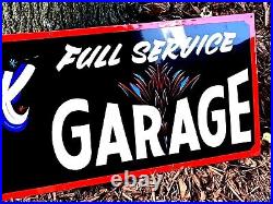 36 Hand Painted Vintage BUICK Car Pontiac Gas Oil Auto Shop Garage Repair Sign
