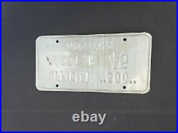 45 Indianapolis Official 500 Pace Car License plate. Vintage