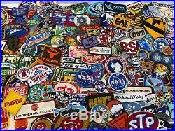 542PC Vintage-Now Patch LOT Military Bands Travel Advertising Sports Car Fishing