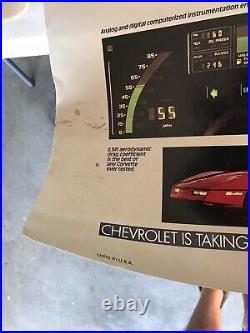 7 Vintage Chevrolet Buick SS Car Truck Dealer Showroom Poster Lot Indy 500 Vette
