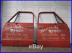 Automobilia Advertising, Vintage Auto Repair Truck Doors, Man Cave, Garage Sign
