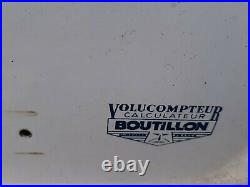 Ancienne pompe à essence BOUTILLON 1950 CALTEX ELF, vintage, no copie, no émaille