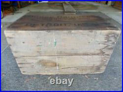Antique Dodge Brothers Advertising Wood Shipping Crate Automobile 1920's Vintage