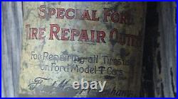 Antique Vintage 20s 1930' s Ford Tire Repair kit tin accessories Model t rare