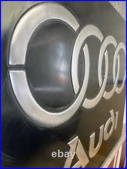 Audi Vintage Cast Aluminum Sign 20x24 Handmade Garage Wall Art Automotive Decor