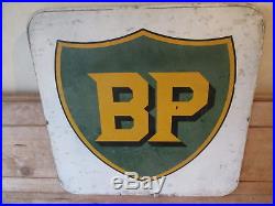 BP Aluminium sign. Esso. Shell. Vintage sign. Enamel sign