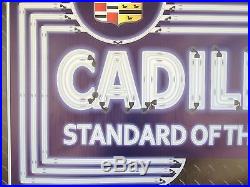 Cadillac Dealer Vintage Old Marquee Sign Remake Printed Banner Art Huge 8' X 5