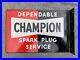 Champion-Spark-Plug-Vintage-enamel-sign-Automobilia-double-sided-flange-sign-01-inp