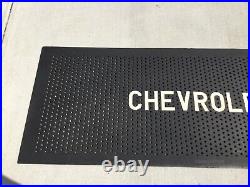 Chevrolet Dealership Rubber Floor Mat National Rubber Company gas oil parts VTG